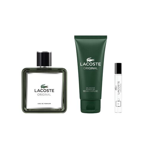 Estuche para Hombre Lacoste Original EDP 100ml+ Shower Gel 100ml + Travel Spray 7.5ml