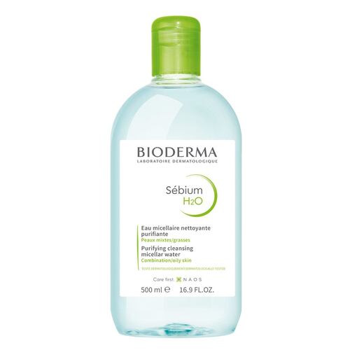 Bioderma Sébium H2O, Agua micelar desmaquillante para piel mixta a gra –  Derma Express MX
