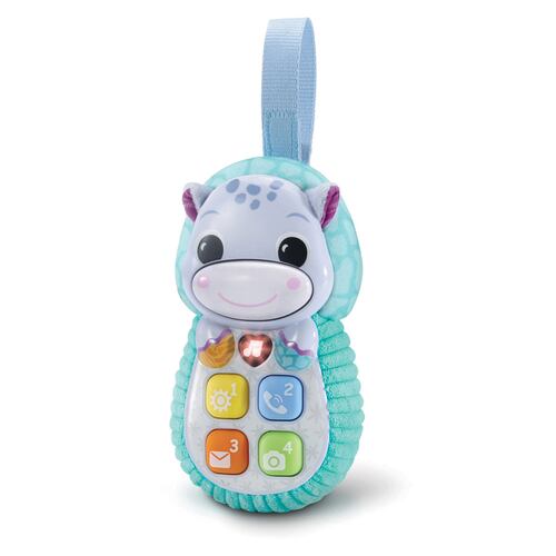 Teléfono Interactivo Hipopótamo ¡Estimula los Sentidos del Bebé!