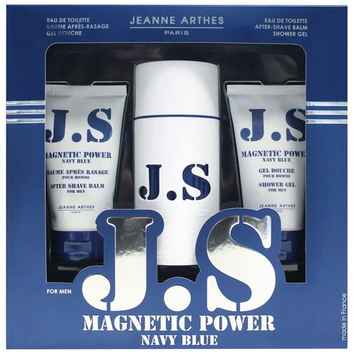 Fragancia Caballero, Set Jeanne Arthes Magnetic Power Navy Blue EDT 100 ML
