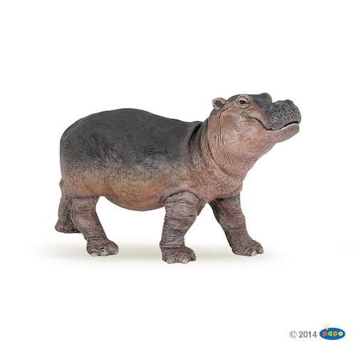 Figura de cría de hipopótamo papo