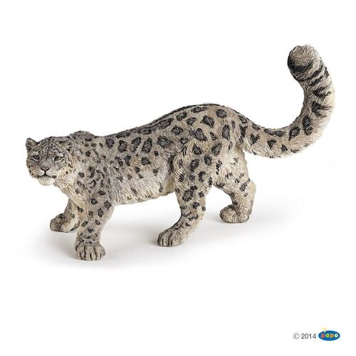 Figura de leopardo de las nieves Papo
