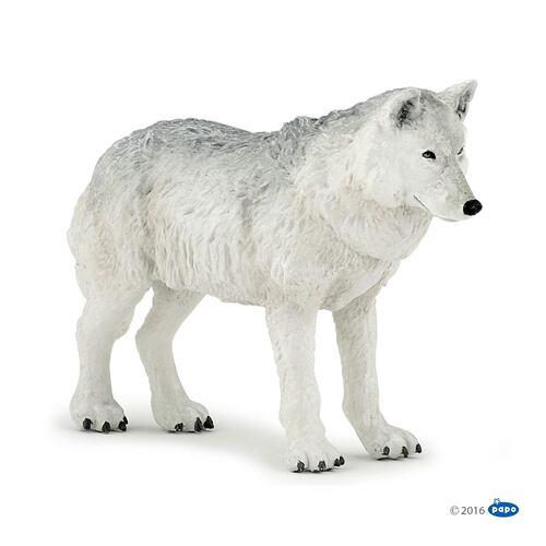 Figura coleccionable PAPO lobo polar