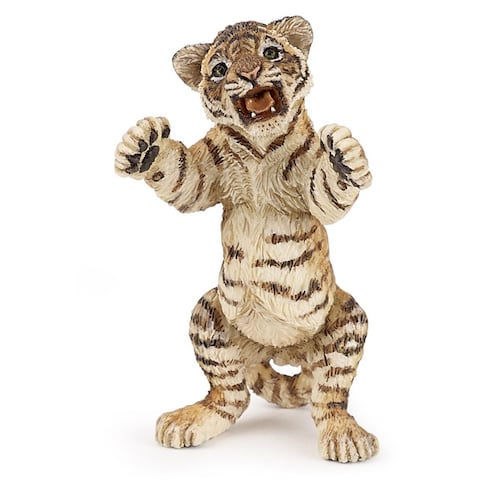 Figura coleccionable PAPO cría tigre de pie