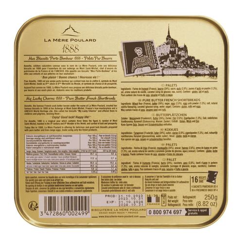 Lata de Galletas Pralets 250 gr