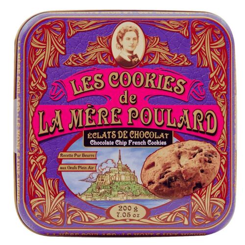 Lata de Galletas con chispas de Chocolate 200 gr