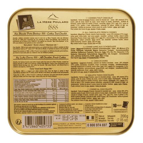 Lata de Galletas de Chocolate 200 gr