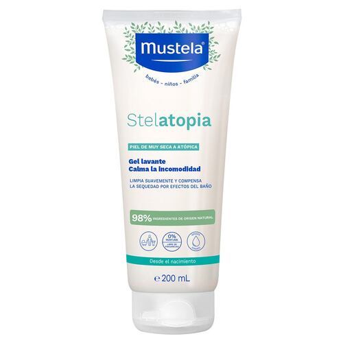 Mustela Stelatopia Crema Facial Emoliente Para Bebés y Niños Con Piel  Atópica