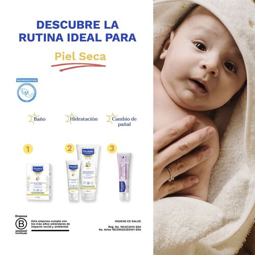 Mustela Loción Corporal Nutritiva Cold Cream para bebés y niños con Piel Seca 200ml