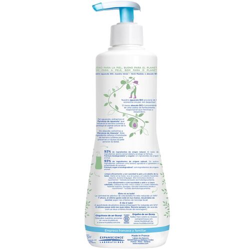 Mustela Gel de Baño Suave para bebés y niños con Piel Normal 500ml