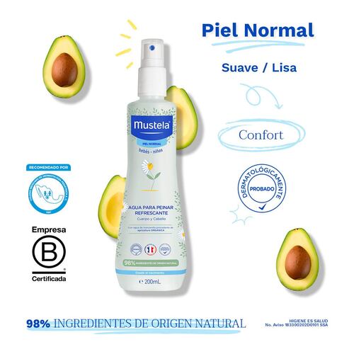 MUSTELA AGUA PARA PEINAR REFRESCANTE 200 ML