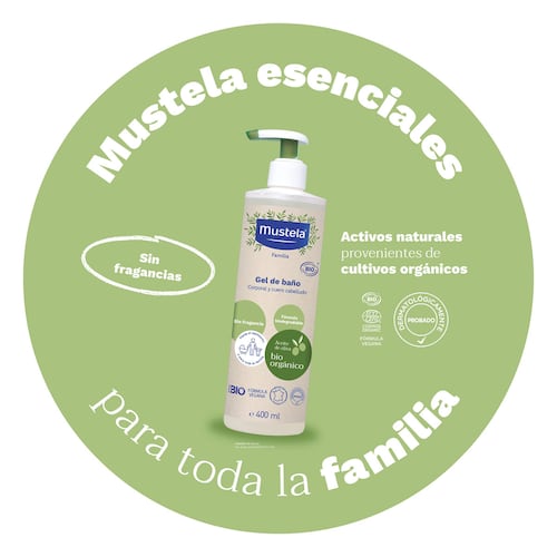 Gel de Baño Corporal y Capilar Mustela Bio Orgánico 400ml