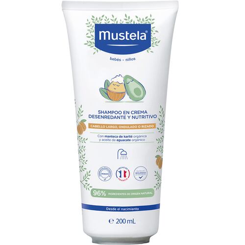 Mustela Shampoo En Crema Desenredante y Nutritivo 200 ml