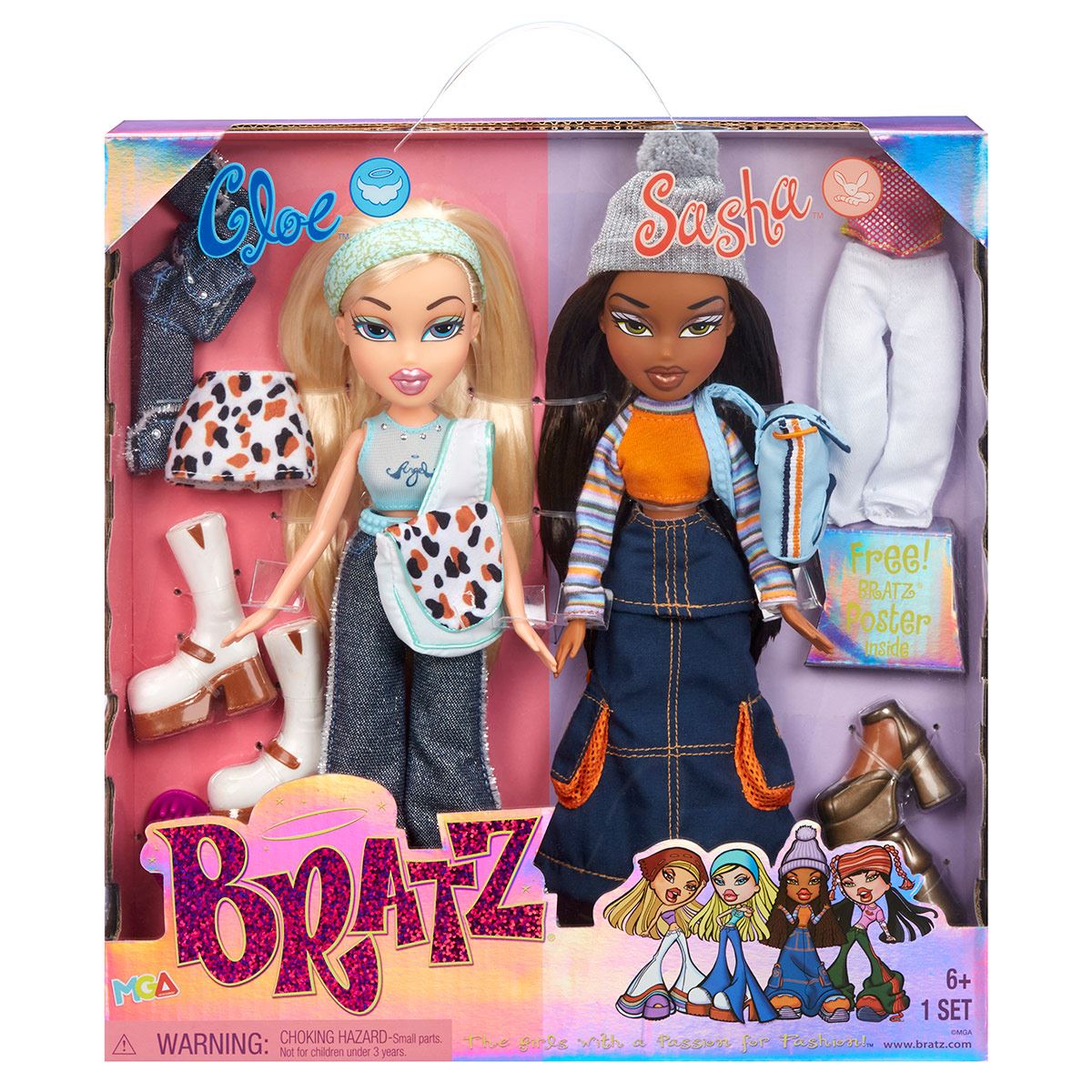Set Coleccionable Muñecas Bratz Celebración 20 Años Chloe Sasha