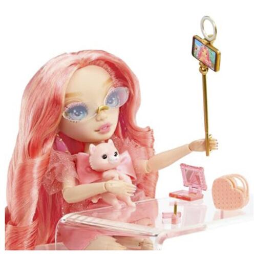 Muñeca Rainbow High Línea Inclusiva y Diversa Cabello Rosa