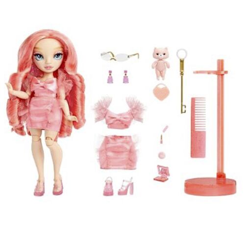 Muñeca Rainbow High Línea Inclusiva y Diversa Cabello Rosa