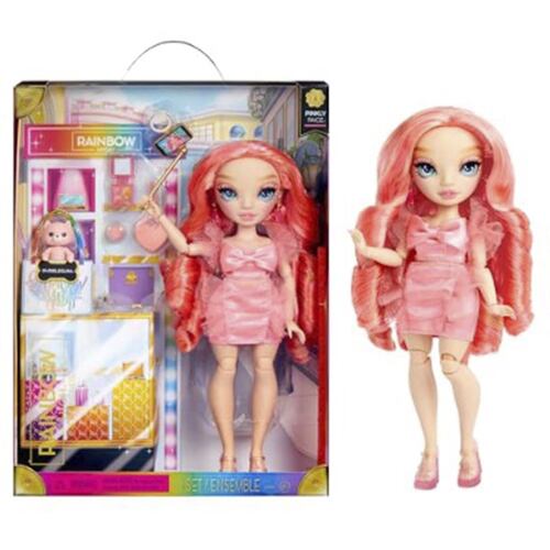 Muñeca Rainbow High Línea Inclusiva y Diversa Cabello Rosa