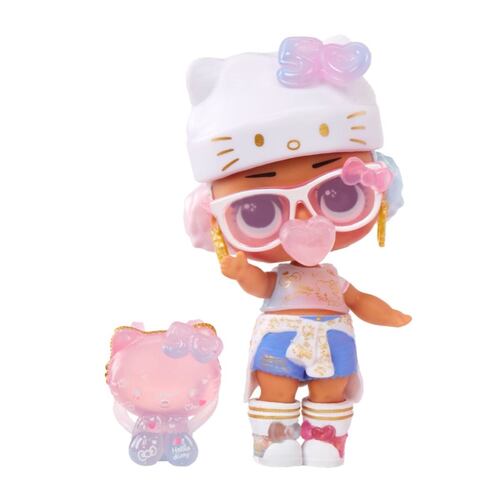Muñeca Crystal Cutie Edición L.O.L. Surprise Loves Hello Kitty Tot