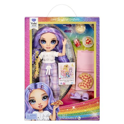 Muñeca Rainbow High Skyler Fiesta en Pijama Azul