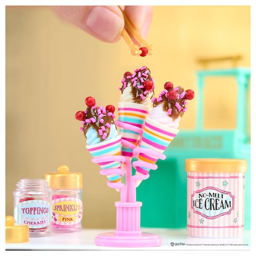 Set de Minifiguras MINIVERSE  Make It Mini Harry Potter Carrito de Dulces de HONEYDUKES