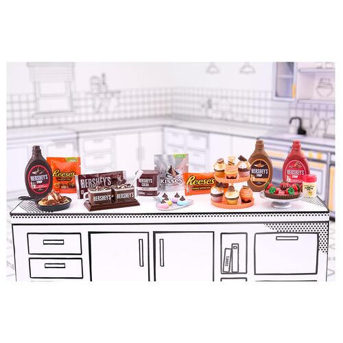 Set Colección Minifiguras Comida Hershey´s MGA´s Miniverse