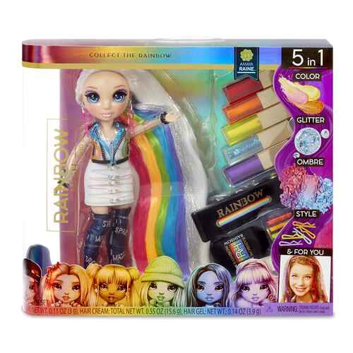 Muñeca Amaya Raine Hair Studio Rainbow High