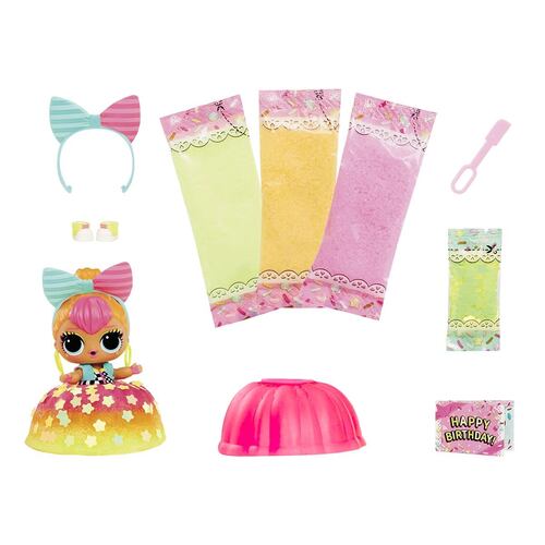 Figura LOL Surprise Mix and Make Birthday Cake Coleccionables