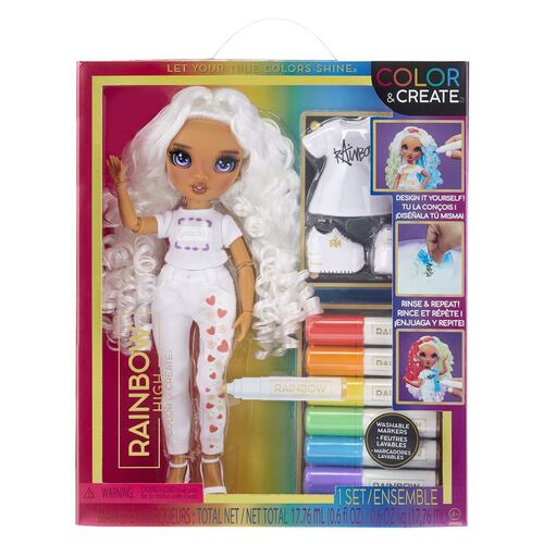 Muñeca Rainbow High Colour & Create Fashion DIY
