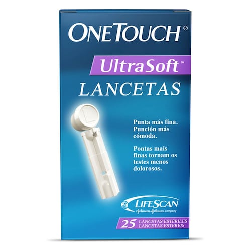 Lancetas Ultrasoft 25's