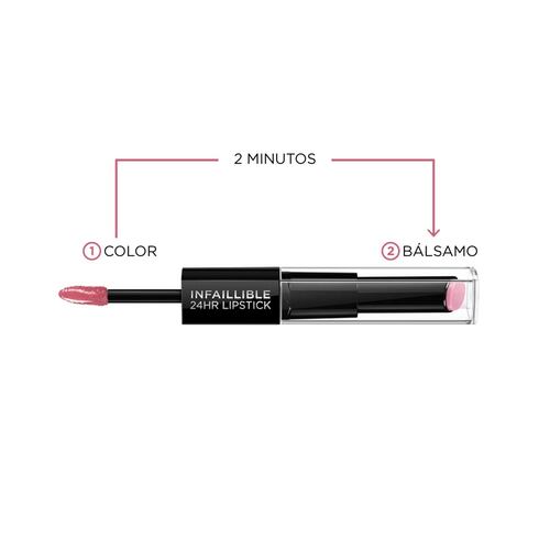 Labial Líquido Infallible X3 L'Oréal París Tono 700 Boundless Burgundy