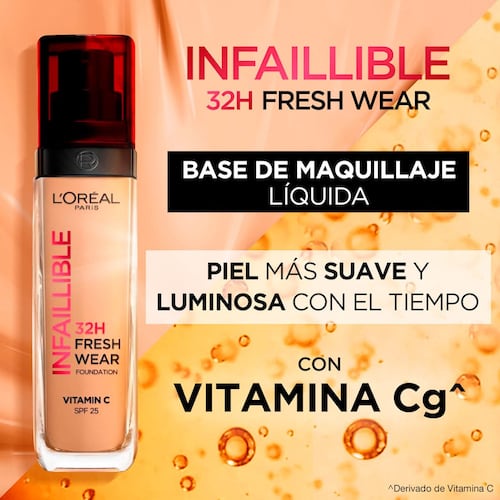 Base de Maquillaje Infallible 32H Freshwear 145 Beigerose Ros