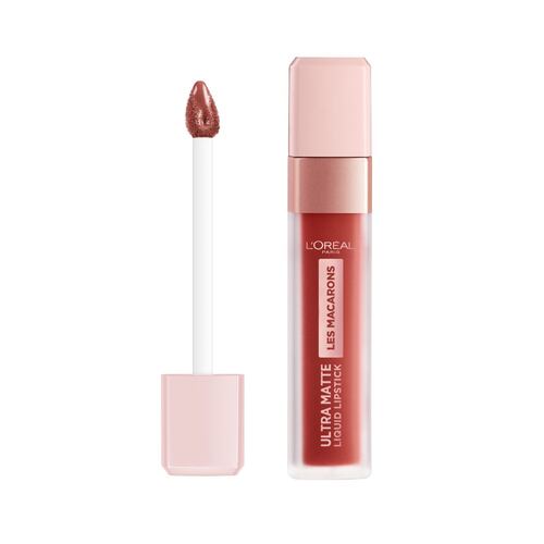 Labial líquido mate, Infallible Les Macarons L'Oréal Paris, Tono 834 Infinite Spice