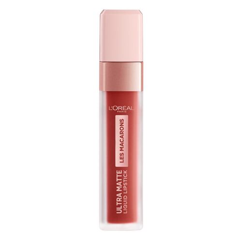 Labial líquido mate, Infallible Les Macarons L'Oréal Paris, Tono 834 Infinite Spice