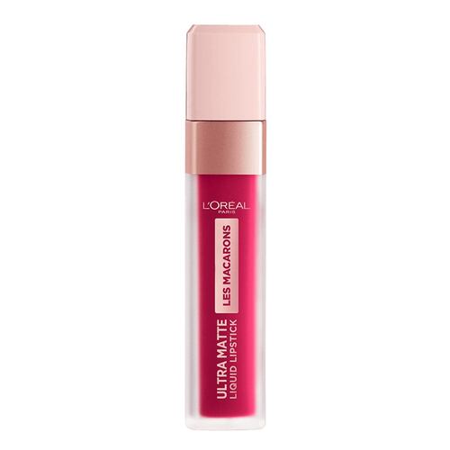 Labial líquido mate, Infallible Les Macarons L'Oréal Paris, Tono838 Berry Cherry