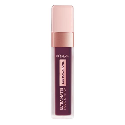 Labial liquido mate, Infallible Les Macarons L'Oréal Paris, Tono 830 Blackurrant Crush