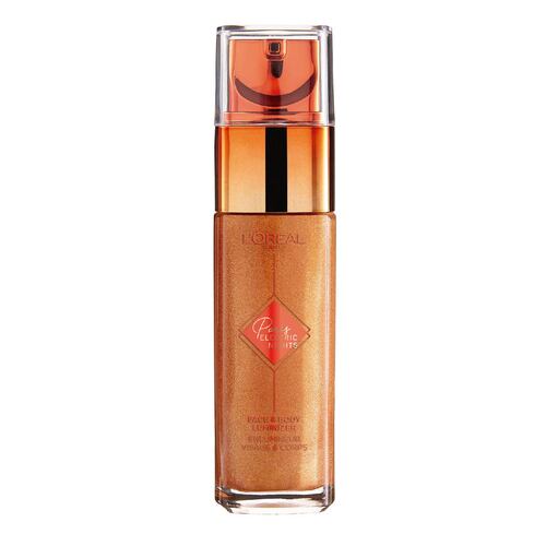 Iluminador Líquido Dorado Glitter Body Pump L'Oréal París