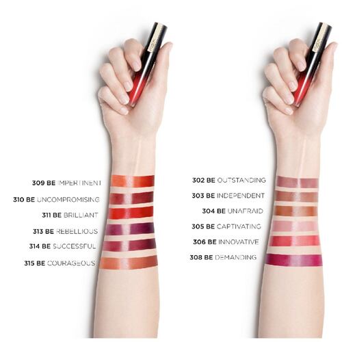 Labial Líquido Brilliance Signature Loreal París 304 La Differente