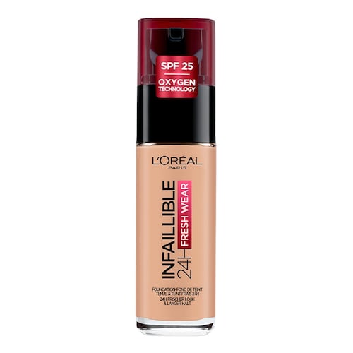 L'Oréal Paris ,Base de maquillaje, Infallible Freshwear 24h, Golden Honey 245