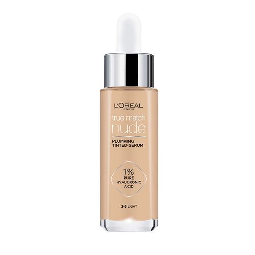 L'Oréal Paris Serum Rellenador Con Color, True Match, Tono 2-3 Light