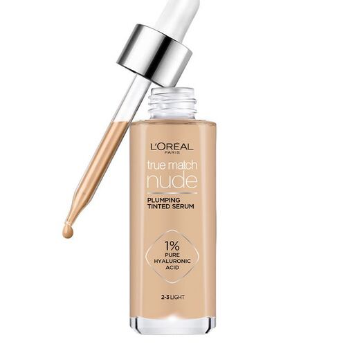 L'Oréal Paris Serum Rellenador Con Color, True Match, Tono 2-3 Light