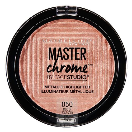 Iluminador Maybelline Metálico Master Chrome 50 Rose Gold