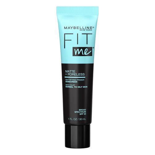 Primer matte y poreless Maybelline Fit Me! Color transparente 30ml