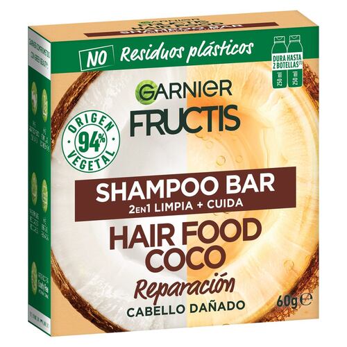 Fructis Hair Food Coco Shampoo Solido Barra 60gr