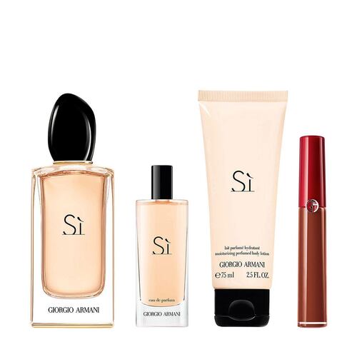 Cofre Fragancia Armani Si Edp (V100+V15+L75) Holiday 22