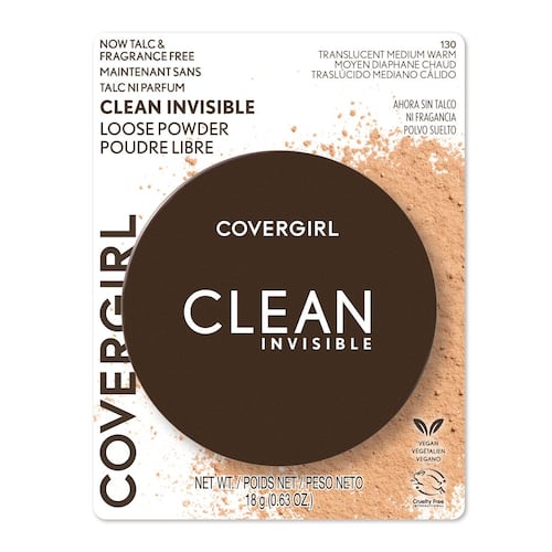 Polvo Suelto Translúcido Covergirl Clean Invisible Medium 18gr