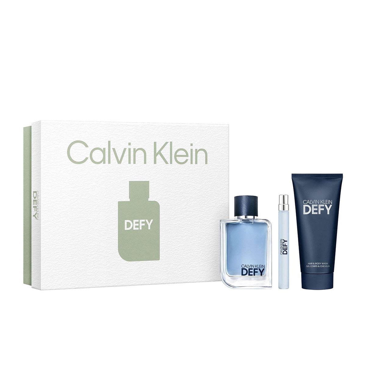 Set Navidad para Hombre Calvin Klein Defy Eau de Toilette 100 ml