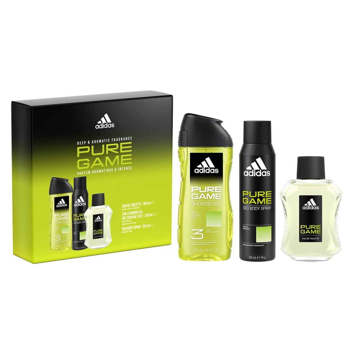 Set Navidad para Hombre Adidas Pure Game Eau de Toilette