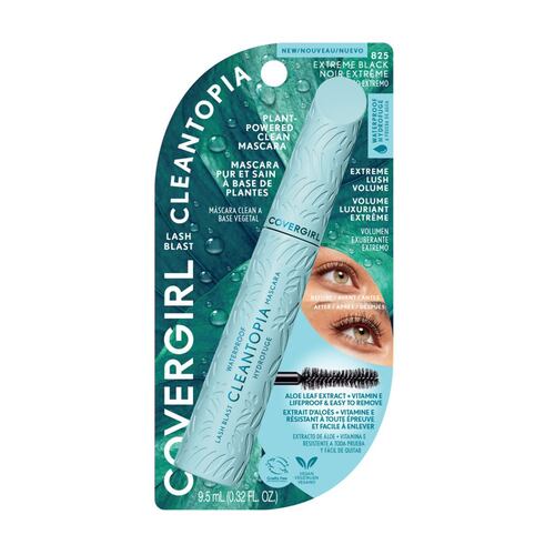 Máscara para Pestañas Lash Blast Cleantopia Extreme Black Covergirl