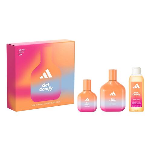 Set para Hombre Adidas Vibes Energy Drive Eau de Toilette 3 piezas