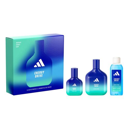 Set para Mujer Adidas Vibes Get Comfy Drive Eau de Toilette 3 piezas